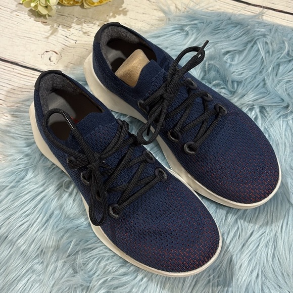 Allbirds Navy Mens Tree Dasher Running Sneakers